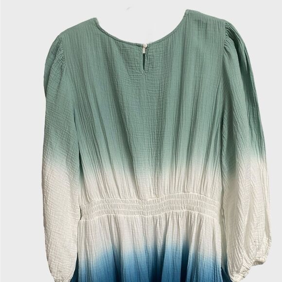 Universal Thread Tie-Dye Long Sleeve Tiered Dress Women's Size XXL Boho Artsy - Picture 12 of 16